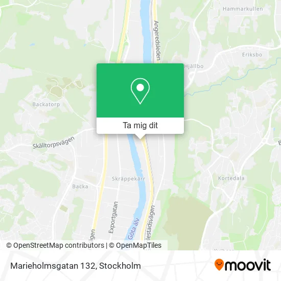 Marieholmsgatan 132 karta