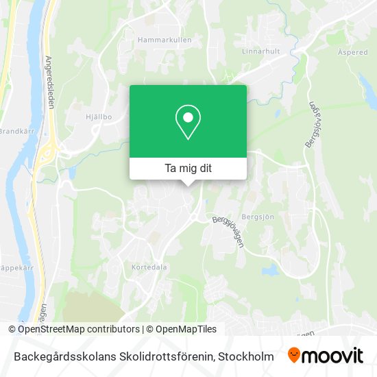 Backegårdsskolans Skolidrottsförenin karta