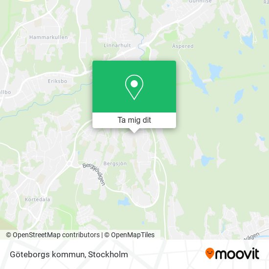 Göteborgs kommun karta