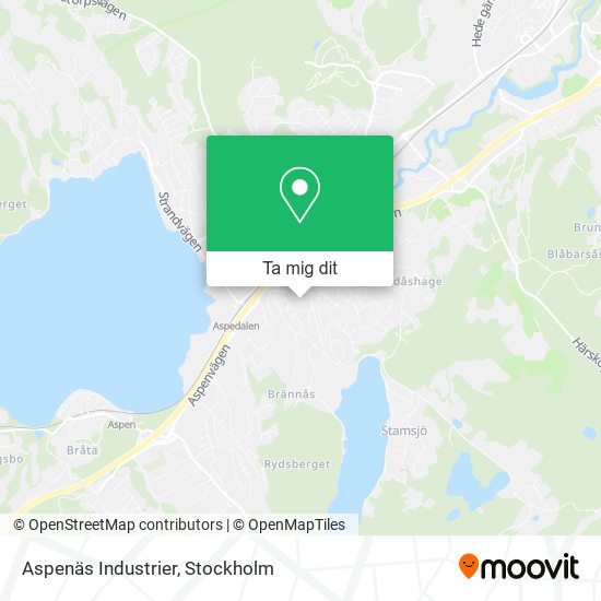 Aspenäs Industrier karta