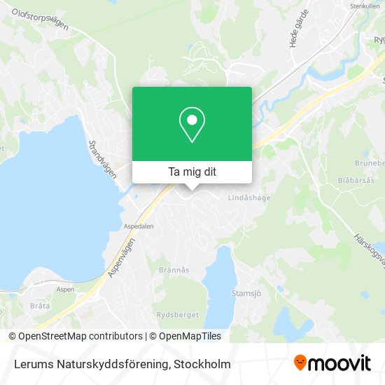 Lerums Naturskyddsförening karta