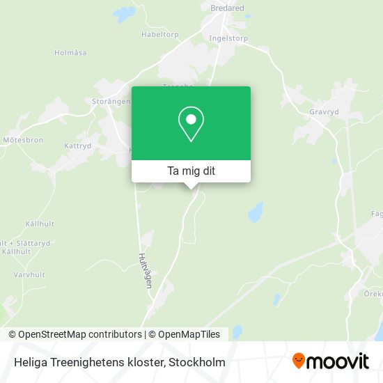 Heliga Treenighetens kloster karta