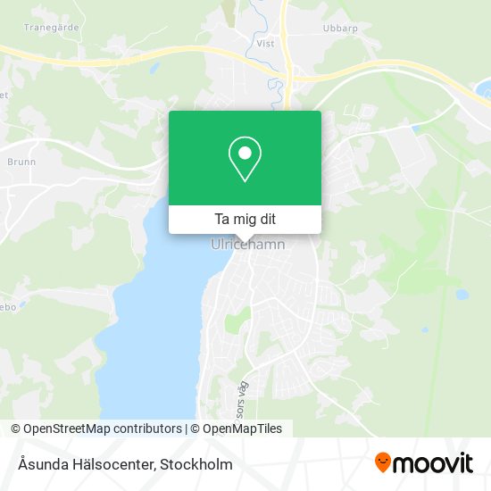 Åsunda Hälsocenter karta