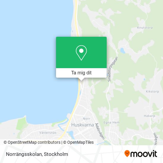 Norrängsskolan karta