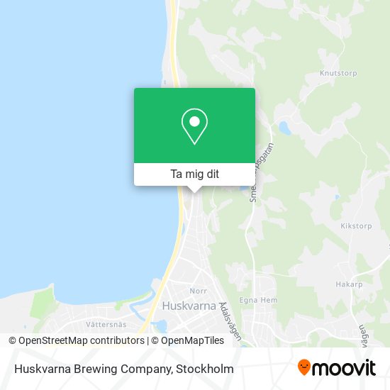 Huskvarna Brewing Company karta