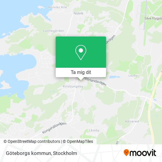 Göteborgs kommun karta