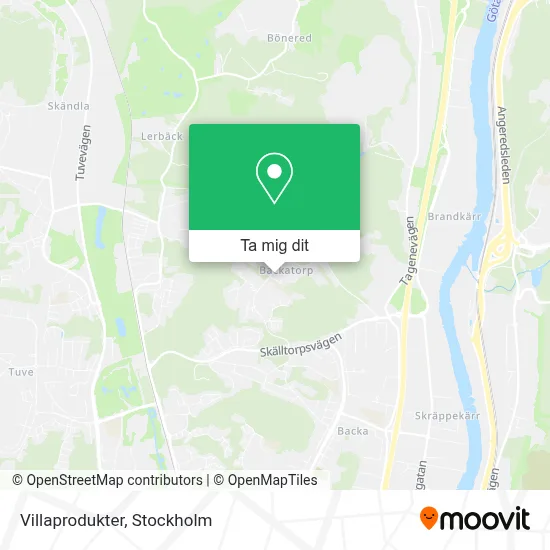 Villaprodukter karta