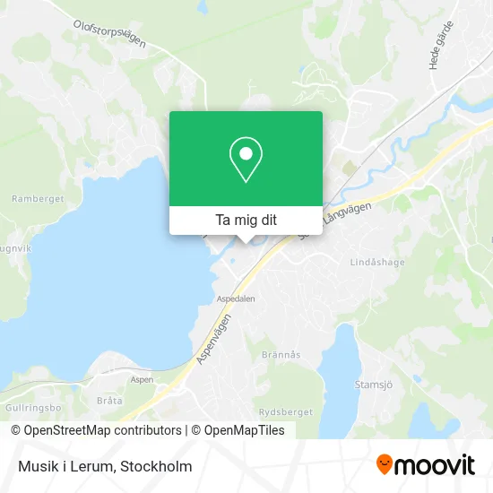 Musik i Lerum karta
