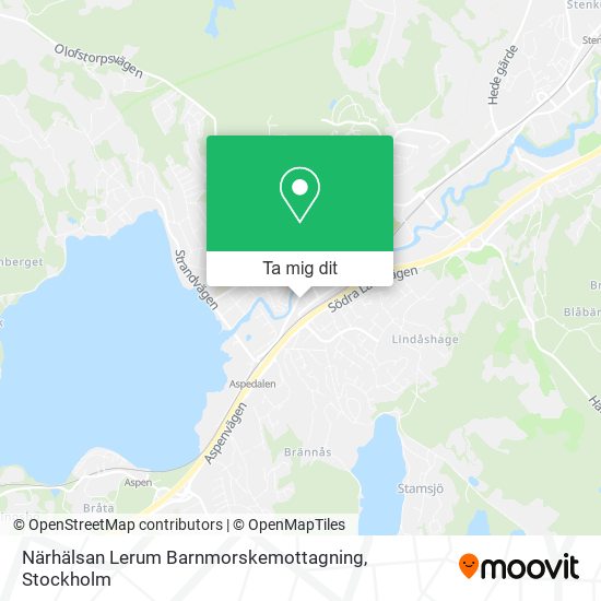 Närhälsan Lerum Barnmorskemottagning karta