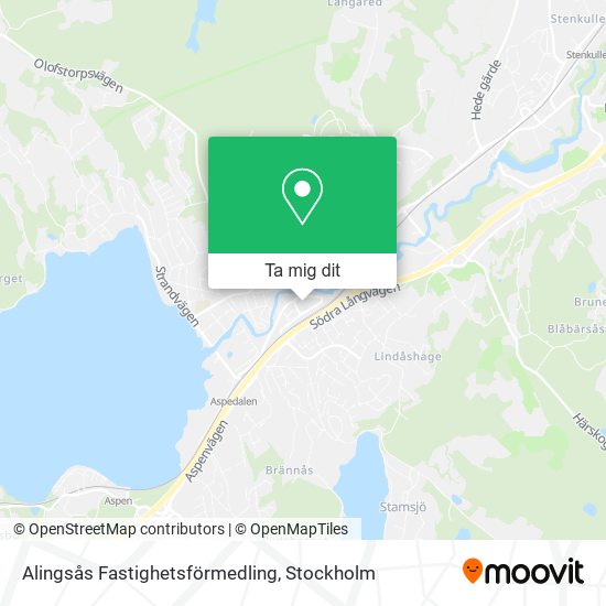 Alingsås Fastighetsförmedling karta