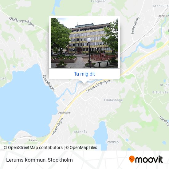 Lerums kommun karta