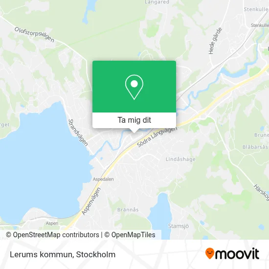 Lerums kommun karta