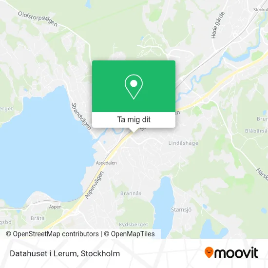 Datahuset i Lerum karta