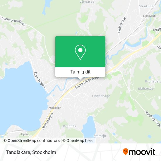 Tandläkare karta