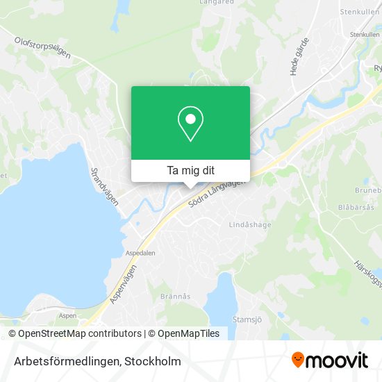 Arbetsförmedlingen karta