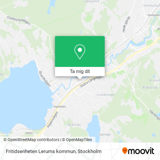 Fritidsenheten Lerums kommun karta