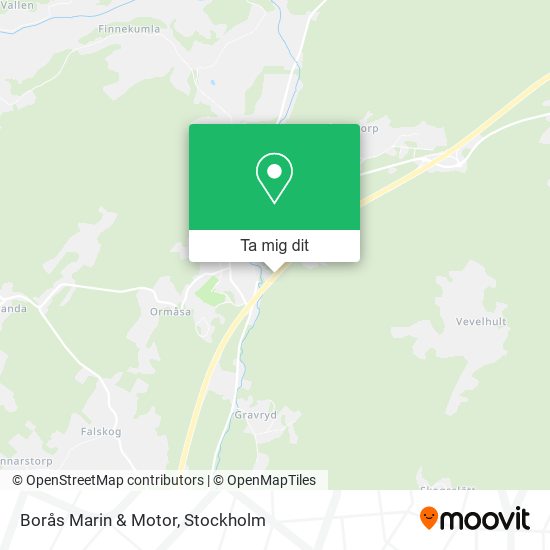 Borås Marin & Motor karta