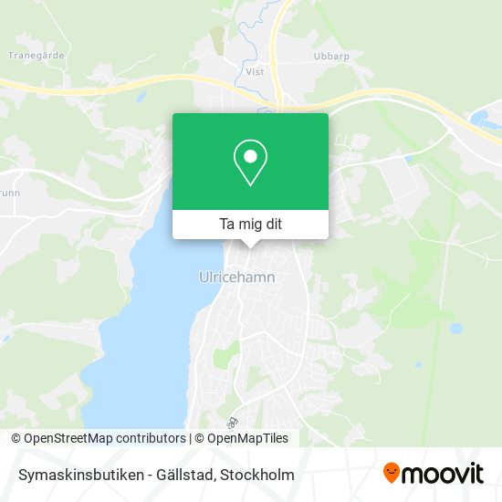 Symaskinsbutiken - Gällstad karta