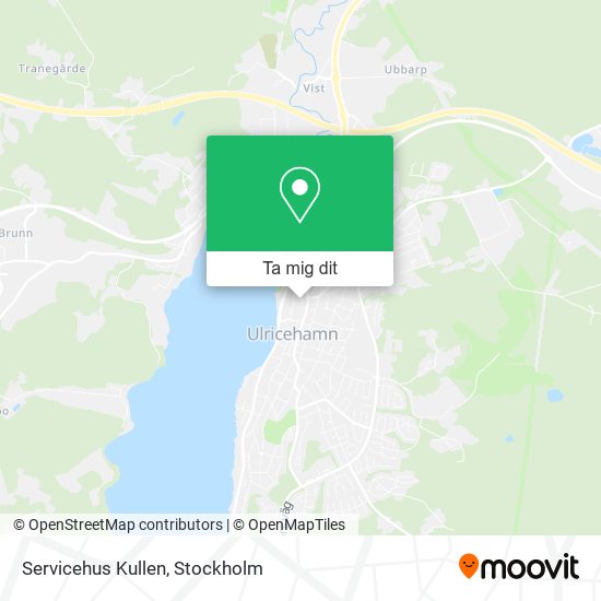 Servicehus Kullen karta