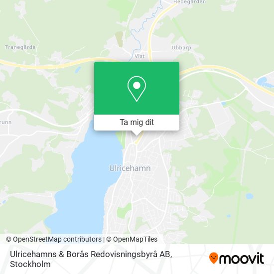 Ulricehamns & Borås Redovisningsbyrå AB karta