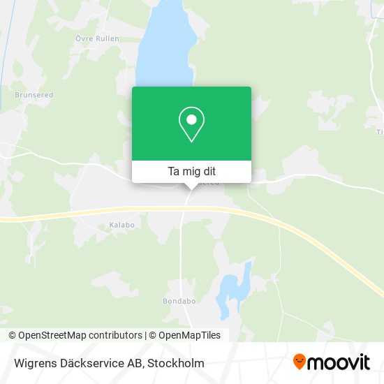 Wigrens Däckservice AB karta