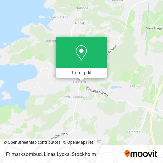 Frimärksombud, Linas Lycka karta