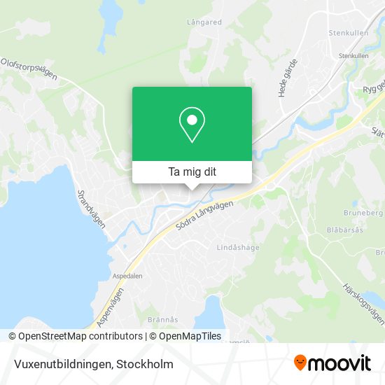 Vuxenutbildningen karta