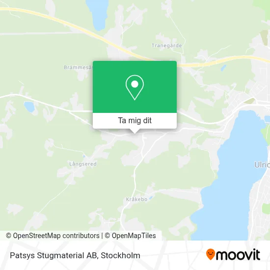 Patsys Stugmaterial AB karta