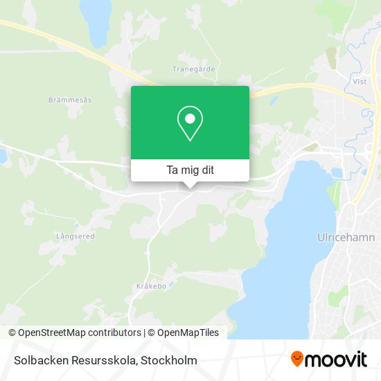 Solbacken Resursskola karta
