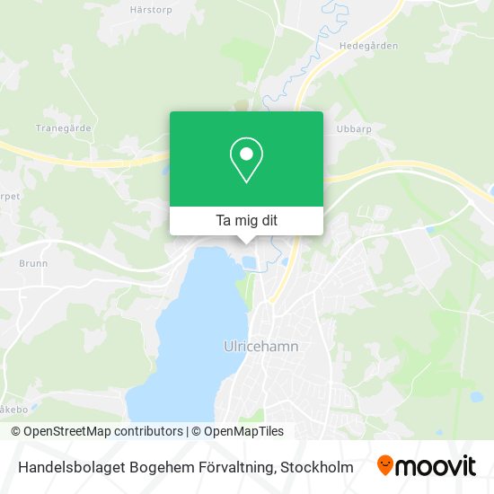 Handelsbolaget Bogehem Förvaltning karta