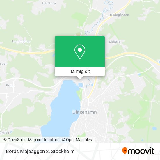 Borås Majbaggen 2 karta