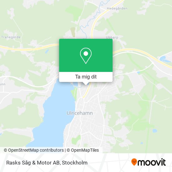 Rasks Såg & Motor AB karta