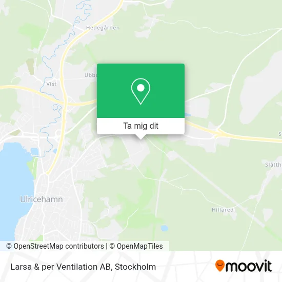 Larsa & per Ventilation AB karta