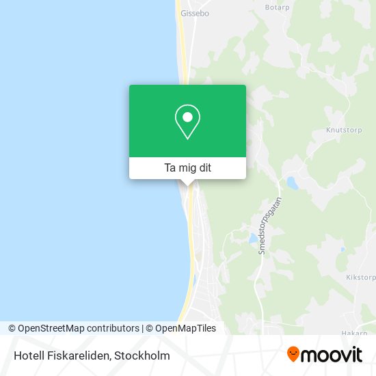 Hotell Fiskareliden karta