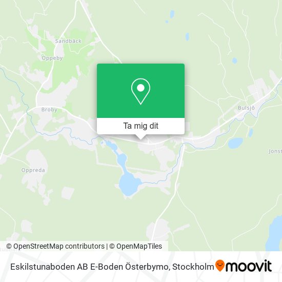 Eskilstunaboden AB E-Boden Österbymo karta