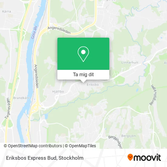 Eriksbos Express Bud karta