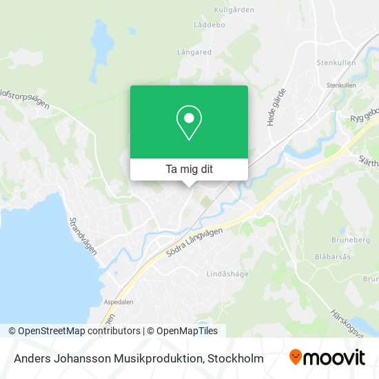 Anders Johansson Musikproduktion karta