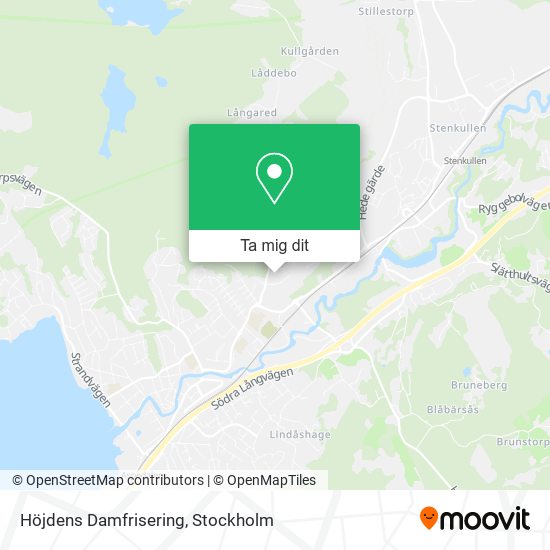 Höjdens Damfrisering karta