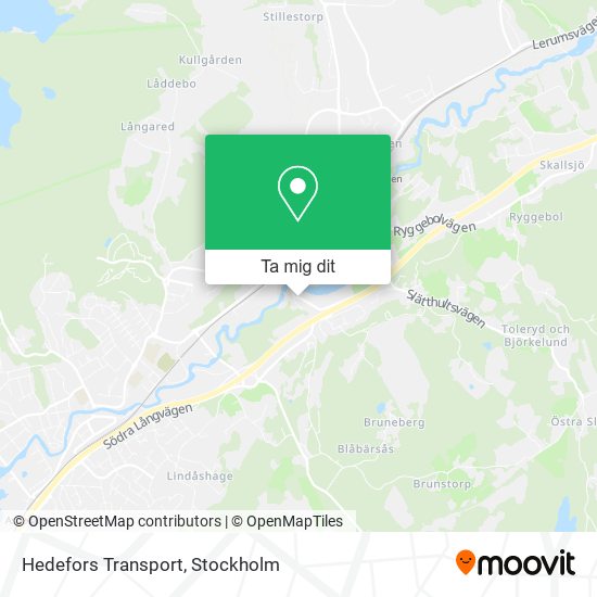 Hedefors Transport karta