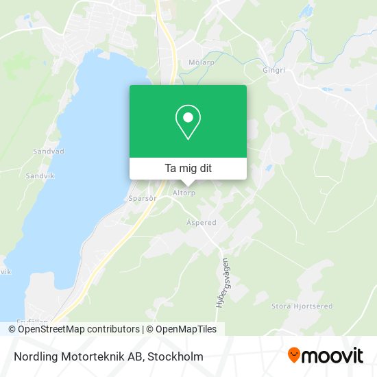 Nordling Motorteknik AB karta