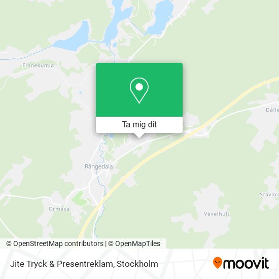 Jite Tryck & Presentreklam karta