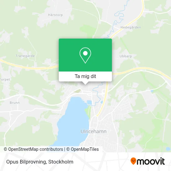 Opus Bilprovning karta