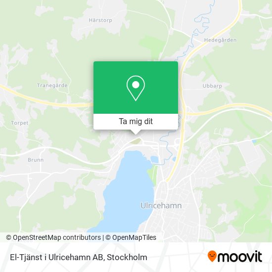 El-Tjänst i Ulricehamn AB karta