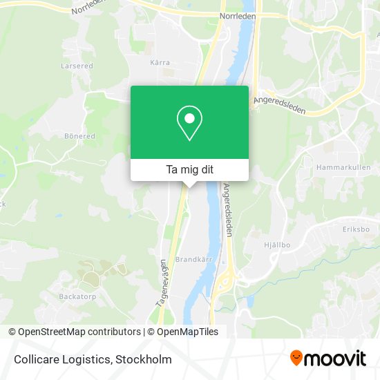 Collicare Logistics karta