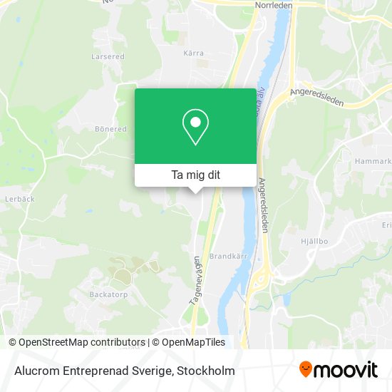 Alucrom Entreprenad Sverige karta