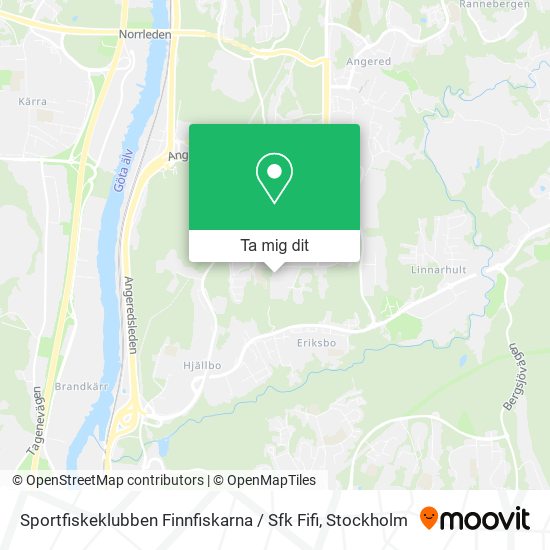 Sportfiskeklubben Finnfiskarna / Sfk Fifi karta