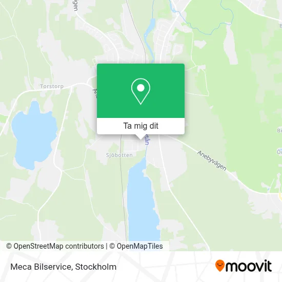 Meca Bilservice karta