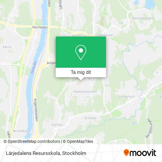 Lärjedalens Resursskola karta