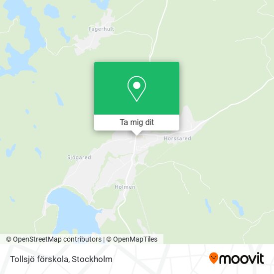 Tollsjö förskola karta