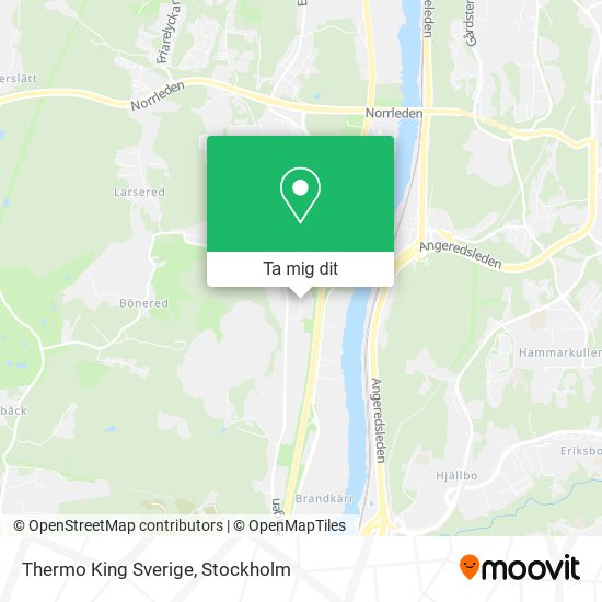 Thermo King Sverige karta